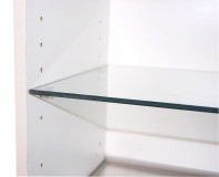 Stikla plaukts sienas skapim 566*310 mm, Stikla plaukti
