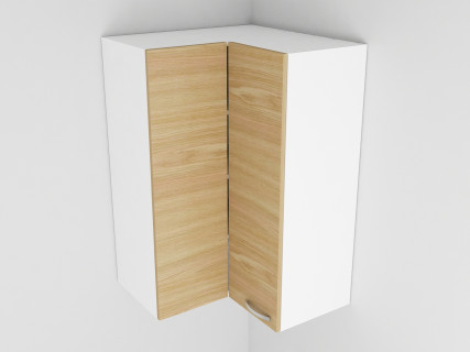 Wall corner cabinet with facade, Kitchen wall cabinets