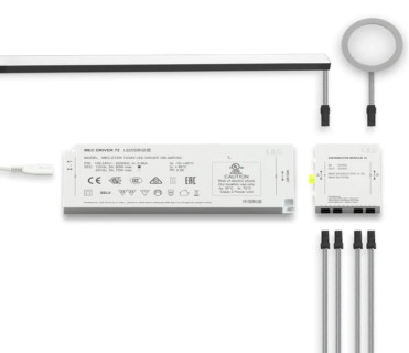 LED DRIVER 120W 24Vdc 8PIN, LED juostelės